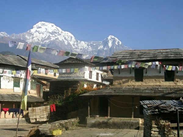 Das idyllische Gurung Dorf Ghandruk im Annapurna Sanctuary in Nepal