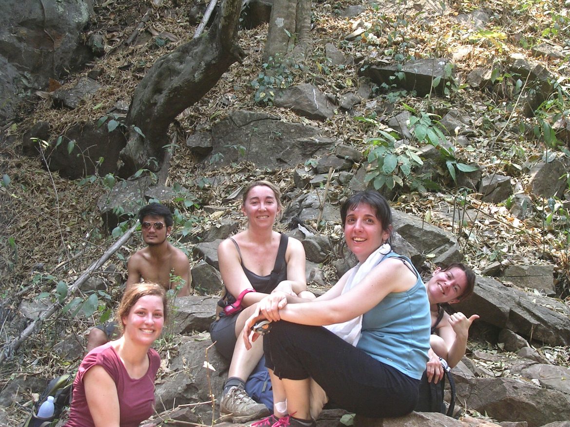 Gruppenfoto beim Wandern bei Chiang Mai