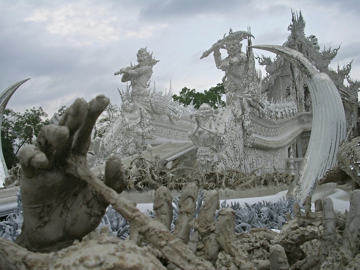 Wat Rong Khun Tempel bei Chiang Rai