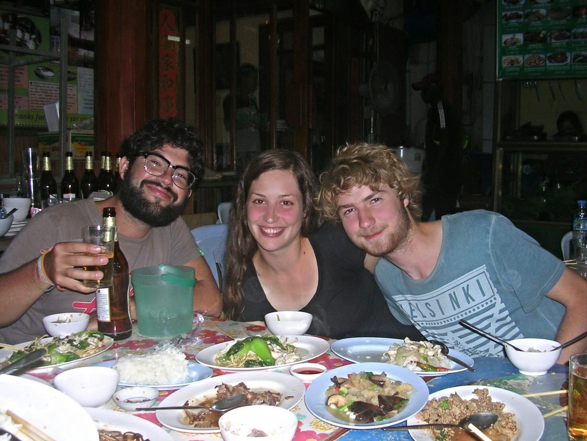 Abendessen in Vientiane