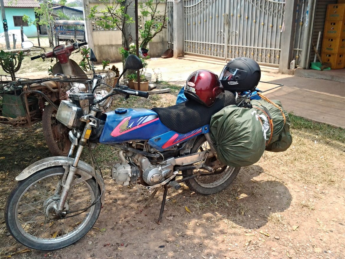 Motorrad in Laos