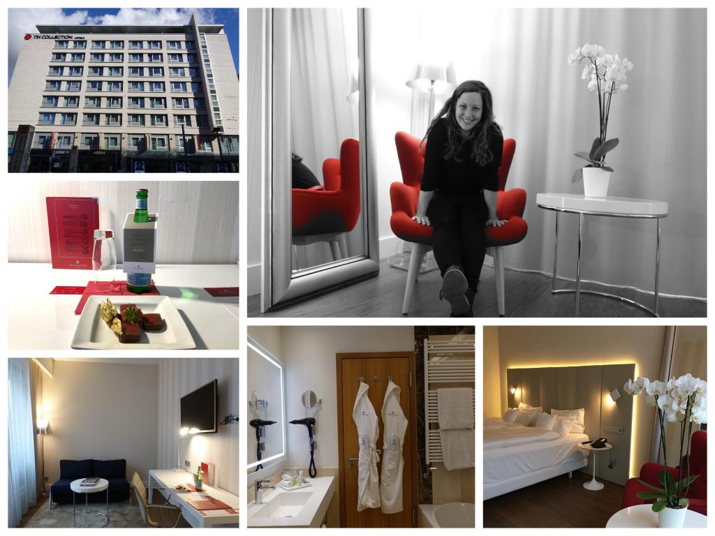 NH Collection Friedrichstraße in Berlin: Fotocollage vom Hotel und meinem Superior Zimmer