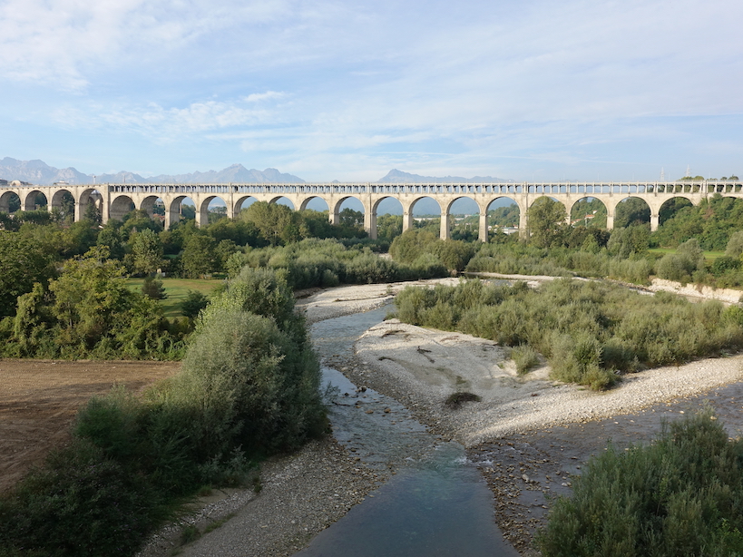 Piemont: Viadukt Soleri in Cuneo